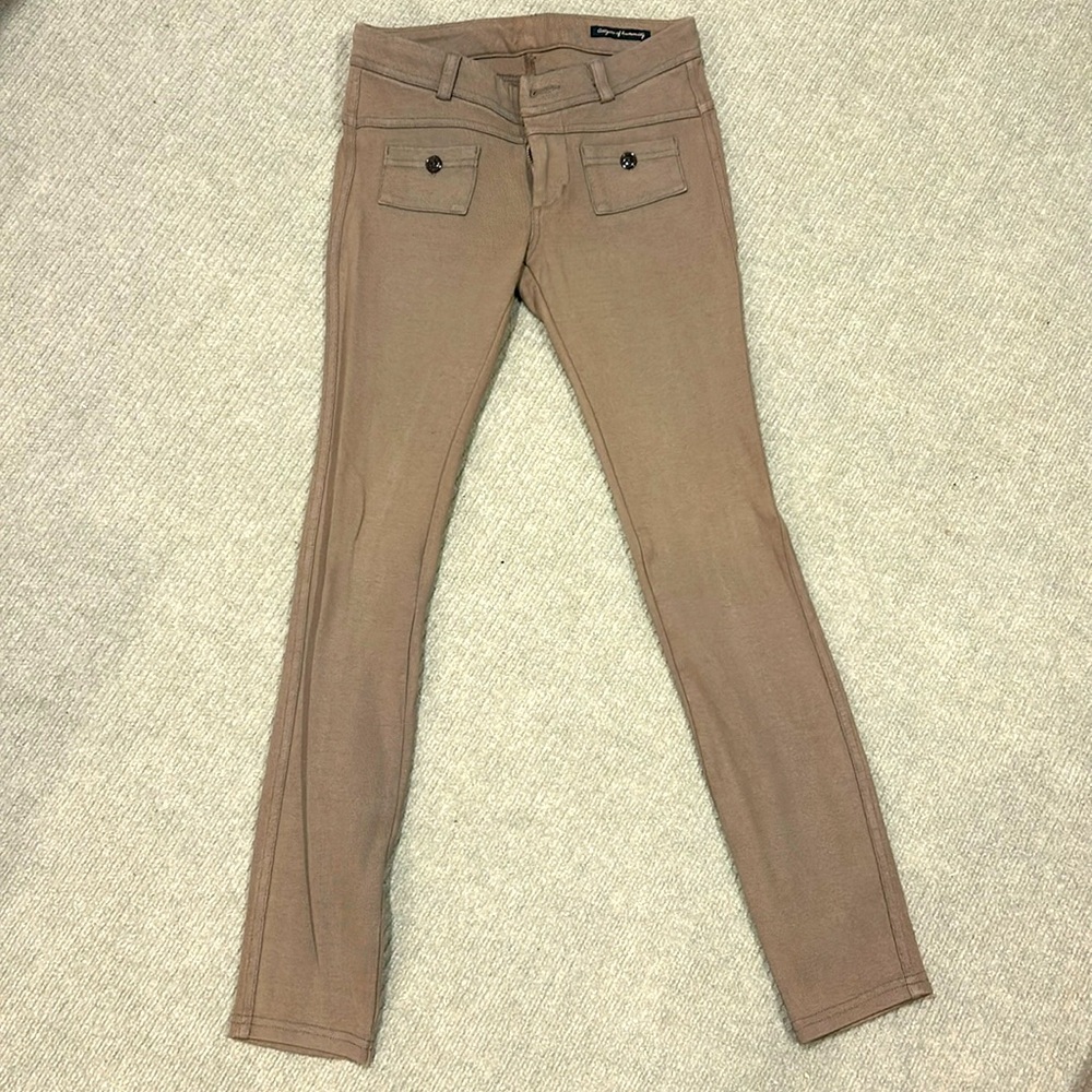 Citizens of Humanity, Tan, Cotton Leggings, Size 28